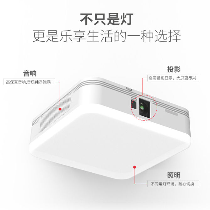 GPT魔方系列智能投影吸顶灯